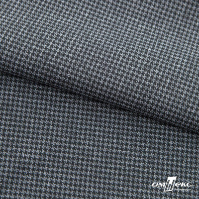 Ткань костюмная Пье-де-пуль 24013, 210 гр/м2, шир.150см, цвет чёрн/св.серый - купить в Коврове. Цена 334.18 руб.