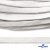 Шнур плетеный d-8 мм плоский, 70% хлопок 30% полиэстер, уп.85+/-1 м, цв.1018-белый - купить в Коврове. Цена: 735 руб.