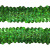 Тесьма с пайетками D4, шир. 30 мм/уп. 25+/-1 м, цвет зелёный - купить в Коврове. Цена: 1 087.39 руб.