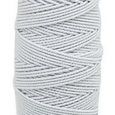 Нитка - резинка Спандекс 25 м (уп-10шт)-белые - купить в Коврове. Цена: 35.65 руб.