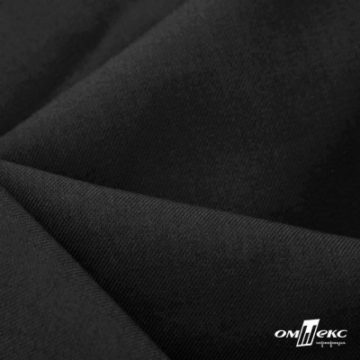 Ткань костюмная Зара, 92%P 8%S, BLACK, 200 г/м2, шир.150 см - купить в Коврове. Цена 325.28 руб.