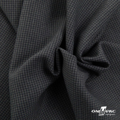 Ткань костюмная Пье-де-пуль 24013, 210 гр/м2, шир.150см, цвет т.серый - купить в Коврове. Цена 334.18 руб.