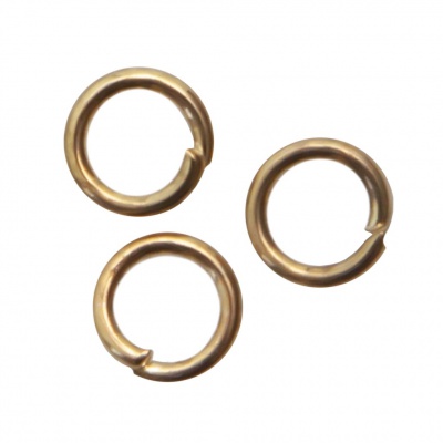 Кольцо  соединительное для бижутерии 4 мм, цв.-золото - купить в Коврове. Цена: 0.41 руб.