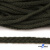 Шнур плетеный d-6 мм круглый, 70% хлопок 30% полиэстер, уп.90+/-1 м, цв.1075-хаки - купить в Коврове. Цена: 588 руб.