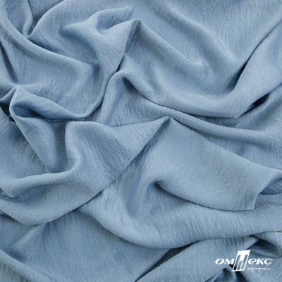Ткань плательная Муар, 100% полиэстер,165 (+/-5) гр/м2, шир. 150 см, цв. Серо-голубой - купить в Коврове. Цена 215.65 руб.