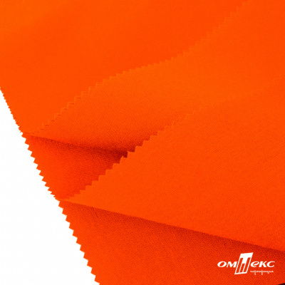Ткань смесовая для спецодежды "Униформ" 17-1350, 200 гр/м2, шир.150 см, цвет люм.оранжевый - купить в Коврове. Цена 138.73 руб.