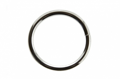 Кольцо металлическое d-3 х 32 мм, цв.-никель - купить в Коврове. Цена: 3.92 руб.