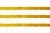 Пайетки "ОмТекс" на нитях, CREAM, 6 мм С / упак.73+/-1м, цв. 92 - золото - купить в Коврове. Цена: 484.77 руб.
