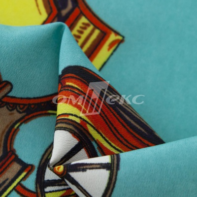 Плательная ткань "Фламенко" 16.2, 80 гр/м2, шир.150 см, принт этнический - купить в Коврове. Цена 241.49 руб.