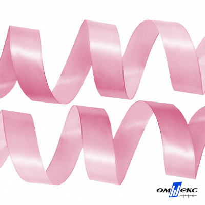 050-нежно-розовый Лента атласная упаковочная (В) 85+/-5гр/м2, шир.25 мм (1/2), 25+/-1 м - купить в Коврове. Цена: 53.96 руб.