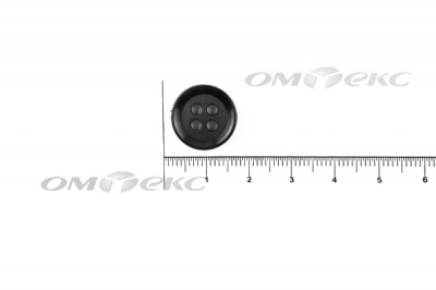 51400/15 мм (4 пр) черные пуговицы - купить в Коврове. Цена: 0.67 руб.