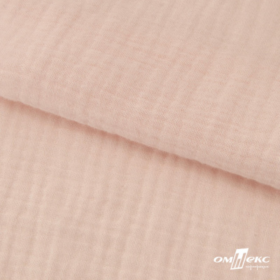 Ткань Муслин, 100% хлопок, 125 гр/м2, шир. 140 см #201 цв.(37)-нежно розовый - купить в Коврове. Цена 464.97 руб.