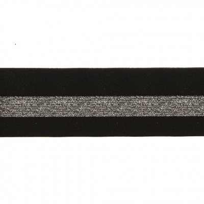 #2/6-Лента эластичная вязаная с рисунком шир.52 мм (45,7+/-0,5 м/бобина) - купить в Коврове. Цена: 69.33 руб.