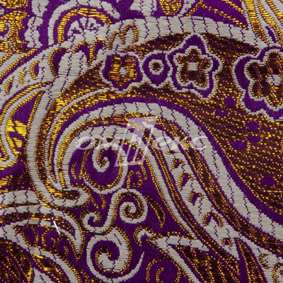 Ткань костюмная жаккард №9, 140 гр/м2, шир.150см, цвет фиолет - купить в Коврове. Цена 387.20 руб.