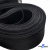 Регилиновая лента мягкая, пластик, шир.40мм, (уп.22+/-0,5м), цв.- черный - купить в Коврове. Цена: 294 руб.