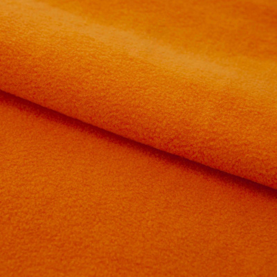 Флис DTY 16-1358, 250 г/м2, шир. 150 см, цвет оранжевый - купить в Коврове. Цена 640.46 руб.