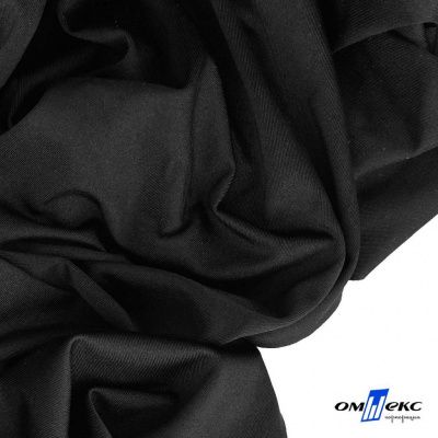 Бифлекс "ОмТекс", 200г/м2, 150см, цв.-черный (Black), блестящий - купить в Коврове. Цена 1 487.87 руб.