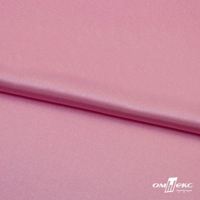 Поли креп-сатин 15-2216, 125 (+/-5) гр/м2, шир.150см, цвет розовый - купить в Коврове. Цена 157.15 руб.