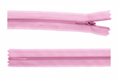 Молния потайная Т3 513, 50 см, капрон, цвет св.розовый - купить в Коврове. Цена: 8.71 руб.