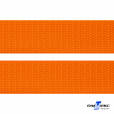 Оранжевый - цв.523 - Текстильная лента-стропа 550 гр/м2 ,100% пэ шир.50 мм (боб.50+/-1 м) - купить в Коврове. Цена: 797.67 руб.