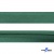 Косая бейка атласная "Омтекс" 15 мм х 132 м, цв. 056 темный зеленый - купить в Коврове. Цена: 225.81 руб.