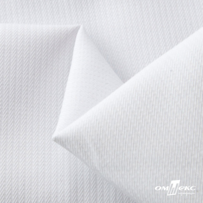 Ткань сорочечная смешанная, 115 г/м2, 58% пэ,42% хл, (арт.106) окрашенный, шир.150 см, цв.1 - белый - купить в Коврове. Цена 288.40 руб.