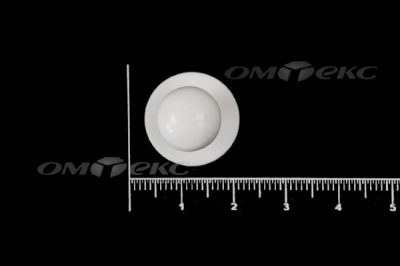 Пуговица поварская "Пукля", 10 мм, цвет белый - купить в Коврове. Цена: 2.28 руб.