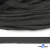 Шнур плетеный d-8 мм плоский, 70% хлопок 30% полиэстер, уп.85+/-1 м, цв.1026-серый - купить в Коврове. Цена: 742.50 руб.