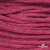 Шнур плетеный d-6 мм, 70% хлопок 30% полиэстер, уп.90+/-1 м, цв.1068-фуксия - купить в Коврове. Цена: 588 руб.