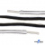 Шнурки #4-27, круглые 130 см, двухцветные (черно/белый) - купить в Коврове. Цена: 47.04 руб.