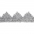 Тесьма металлизированная 0384-0240, шир. 40 мм/уп. 25+/-1 м, цвет серебро - купить в Коврове. Цена: 490.74 руб.