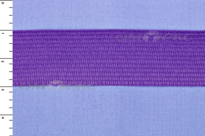 Окантовочная тесьма №0225, шир. 22 мм (в упак. 100 м), цвет фиолет - купить в Коврове. Цена: 271.60 руб.