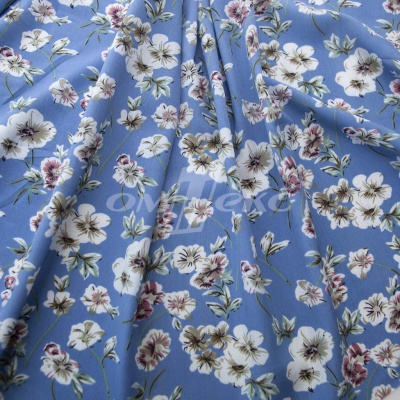 Плательная ткань "Фламенко" 12.1, 80 гр/м2, шир.150 см, принт растительный - купить в Коврове. Цена 241.49 руб.