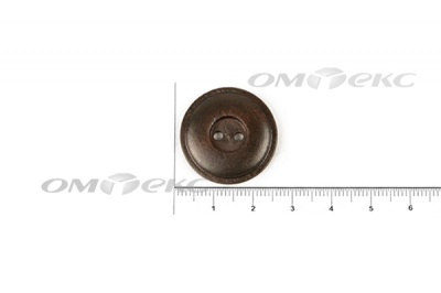 Пуговица деревянная круглая №54 (25мм) - купить в Коврове. Цена: 4.12 руб.