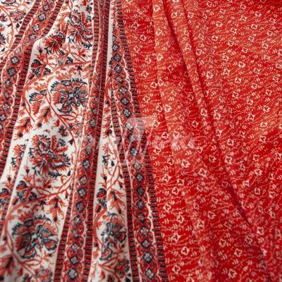 Плательная ткань "Фламенко" 24.1, 80 гр/м2, шир.150 см, принт этнический - купить в Коврове. Цена 243.96 руб.