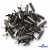 06032-Наконечник для шнура металл, отв. 4 мм, цв. тём.никель - купить в Коврове. Цена: 9.60 руб.