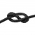 Шнур вощенный (25+/-1ярд) черный  - купить в Коврове. Цена: 104.42 руб.