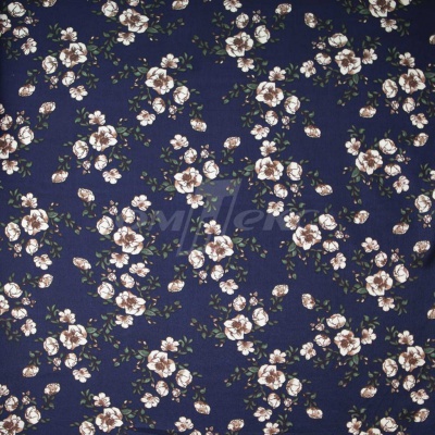 Плательная ткань "Фламенко" 3.2, 80 гр/м2, шир.150 см, принт растительный - купить в Коврове. Цена 239.03 руб.