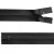 Молния водонепроницаемая PVC Т-7, 20 см, неразъемная, цвет чёрный - купить в Коврове. Цена: 21.78 руб.