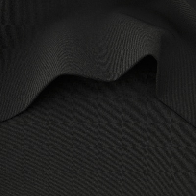 Костюмная ткань с вискозой "Меган", 210 гр/м2, шир.150см, цвет чёрный - купить в Коврове. Цена 378.55 руб.