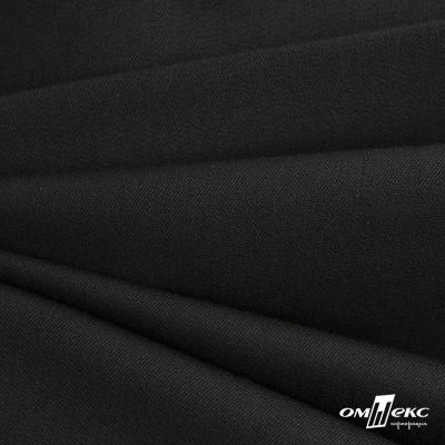 Костюмная ткань с вискозой "Диана", 260 гр/м2, шир.150см, цвет чёрный - купить в Коврове. Цена 434.07 руб.