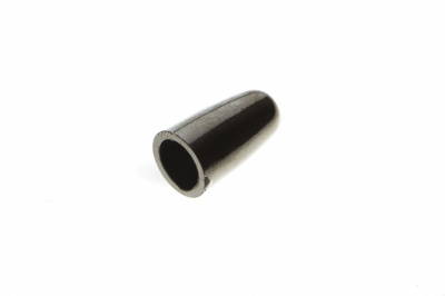 8100-Наконечник пластиковый под металл 15 мм-тем.никель - купить в Коврове. Цена: 2.45 руб.