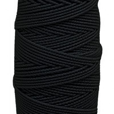 Нитка - резинка Спандекс 25 м (уп-10шт)-чёрные - купить в Коврове. Цена: 36.02 руб.