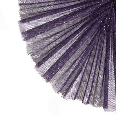 Сетка Глиттер, 24 г/м2, шир.145 см., пурпурный - купить в Коврове. Цена 117.24 руб.