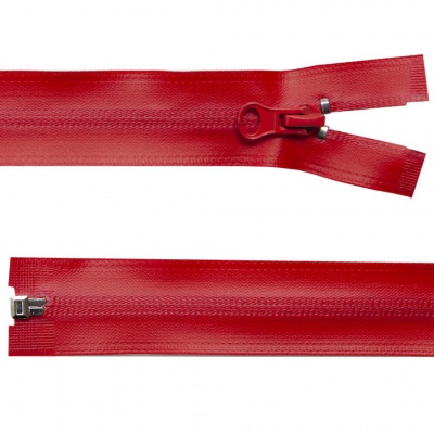 Молния водонепроницаемая PVC Т-7, 90 см, разъемная, цвет (820) красный - купить в Коврове. Цена: 61.81 руб.