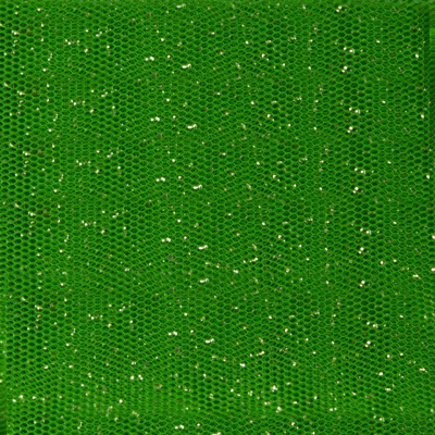 Сетка Глиттер, 24 г/м2, шир.145 см., зеленый - купить в Коврове. Цена 117.24 руб.