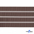 Репсовая лента 005, шир. 6 мм/уп. 50+/-1 м, цвет коричневый - купить в Коврове. Цена: 88.45 руб.