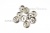 Кнопки пришивные 30 мм никель - купить в Коврове. Цена: 18.68 руб.