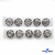 119-01 Кнопки пришивные декоративные металл 21 мм, цв.-никель - купить в Коврове. Цена: 21.54 руб.