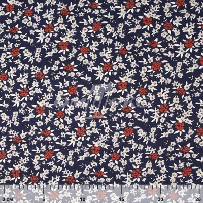 Плательная ткань "Фламенко" 7.2, 80 гр/м2, шир.150 см, принт растительный - купить в Коврове. Цена 239.03 руб.